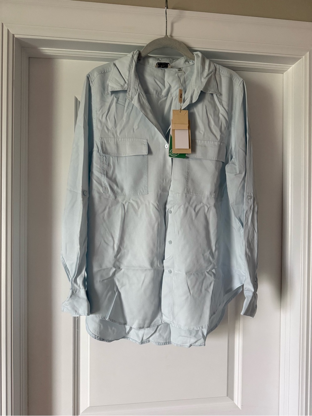 Elie Tahari Light Blue Men's Shirt Jacket